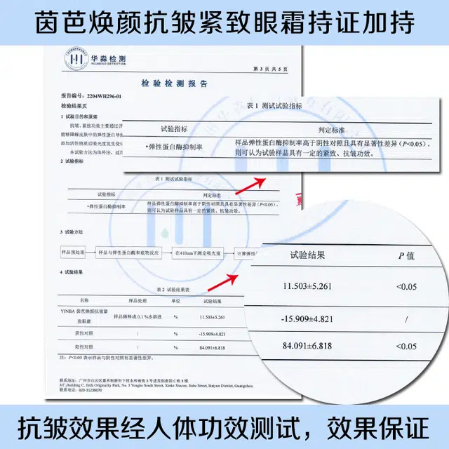 茵芭 焕颜水润细腻眼霜 紧致保湿抗皱