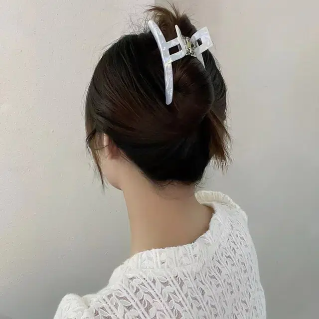 如花梦 优雅复古日常通勤抓夹 水墨风发饰鲨鱼夹 盘发后脑勺 发夹 女款 多款可选