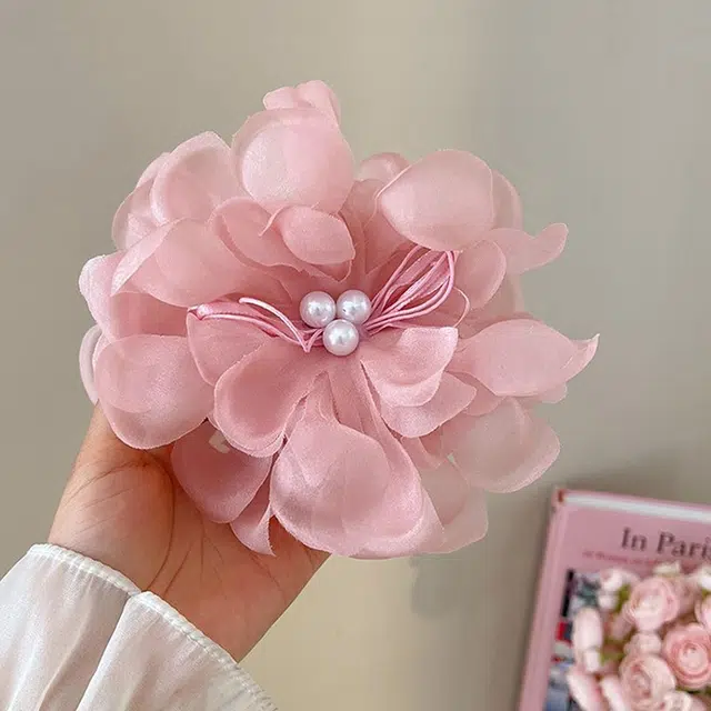 如花梦 超仙花朵 网纱 发夹 女款