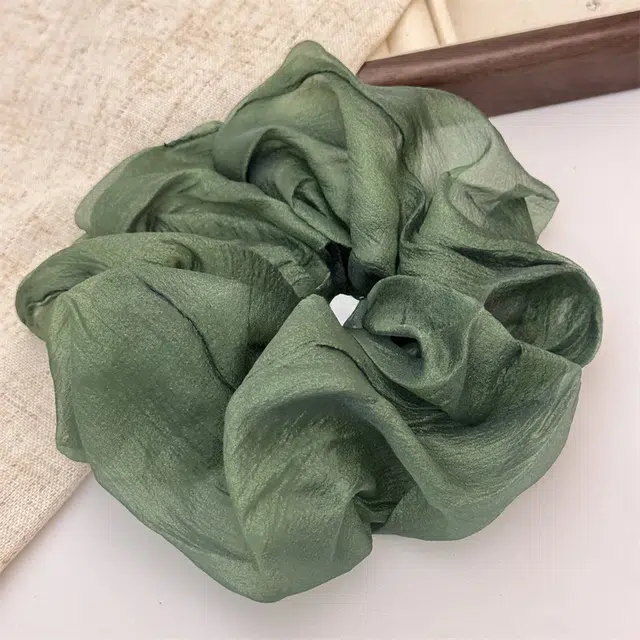 如花梦 法式亮丝高级感慵懒大肥 网纱 发圈 女款