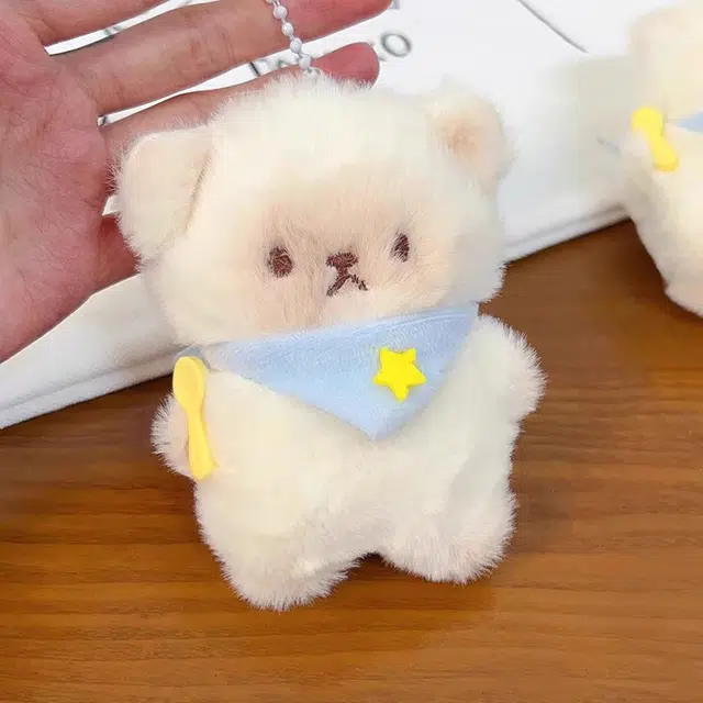 如花梦 创意手作小猫可爱玩偶 布艺 钥匙扣 男女同款情侣款