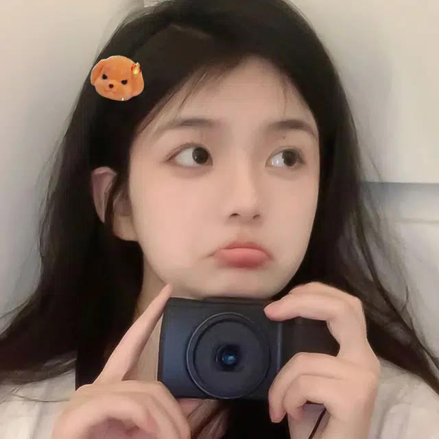 如花梦 可爱贵宾犬小鼻嘎卡通额前刘海夹少女心碎发侧边夹 亚克力 发夹 女款
