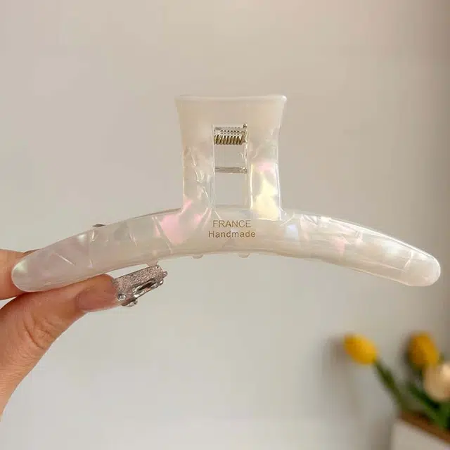 如花梦 优雅复古日常通勤抓夹 水墨风发饰鲨鱼夹 盘发后脑勺 发夹 女款 多款可选