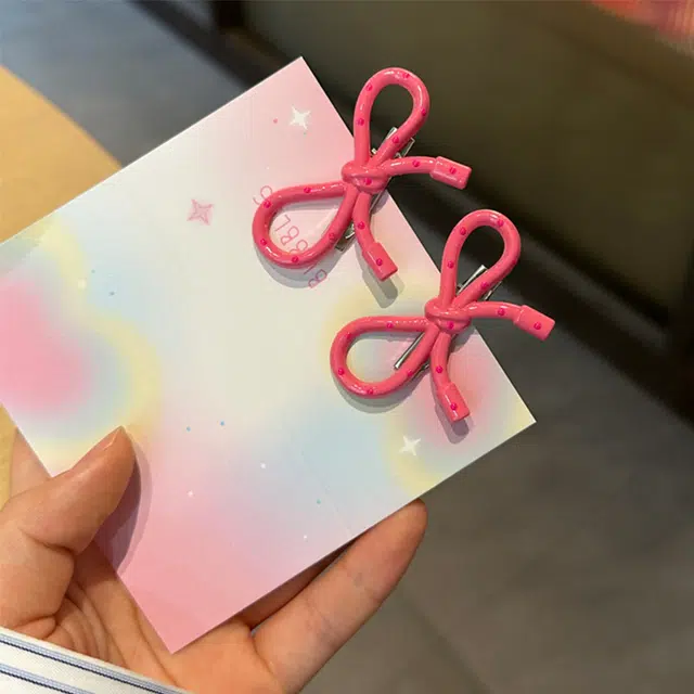如花梦 简约百搭潮流时尚甜美设计感 亚克力 发夹 女款