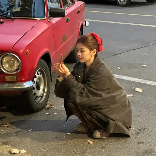 如花梦 扎头发复古四层超大蕾丝大肠发圈女高级感头花 布艺 头绳 女款