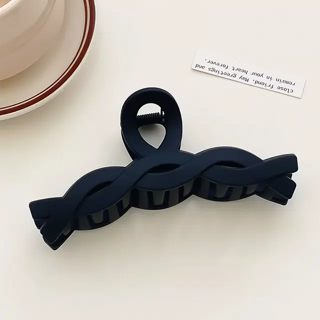 如花梦 韩版网红简约后脑勺大号盘发抓夹 亚克力鲨鱼夹 通勤百搭发夹发饰 女款 多色可选