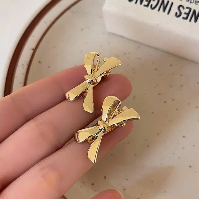 如花梦 甜酷蝴蝶碎发侧边 合金 发夹 女款