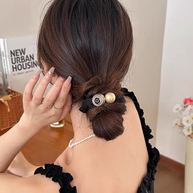 如花梦 高级感气质 布艺 发圈 女款