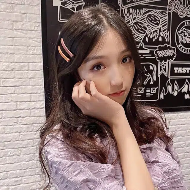 如花梦 碎  边夹发卡侧边头发卡整理刘海一字夹小夹子头饰 合金 发夹 女款