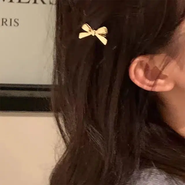 如花梦 甜酷蝴蝶碎发侧边 合金 发夹 女款