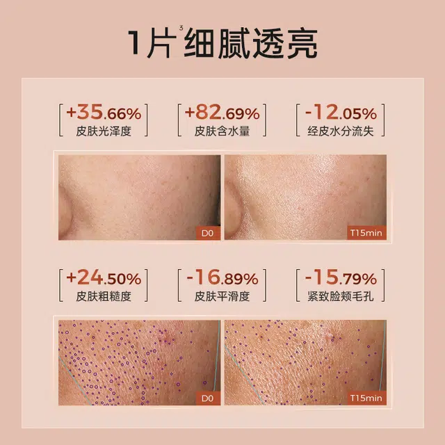 肌侣 光子油敷膜 淡纹清爽补水 多种肤质