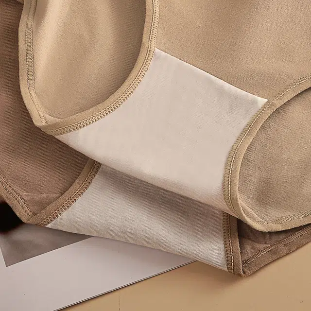 俞兆林 无痕纯色舒适透气抑菌裆内裤 女款 组合装