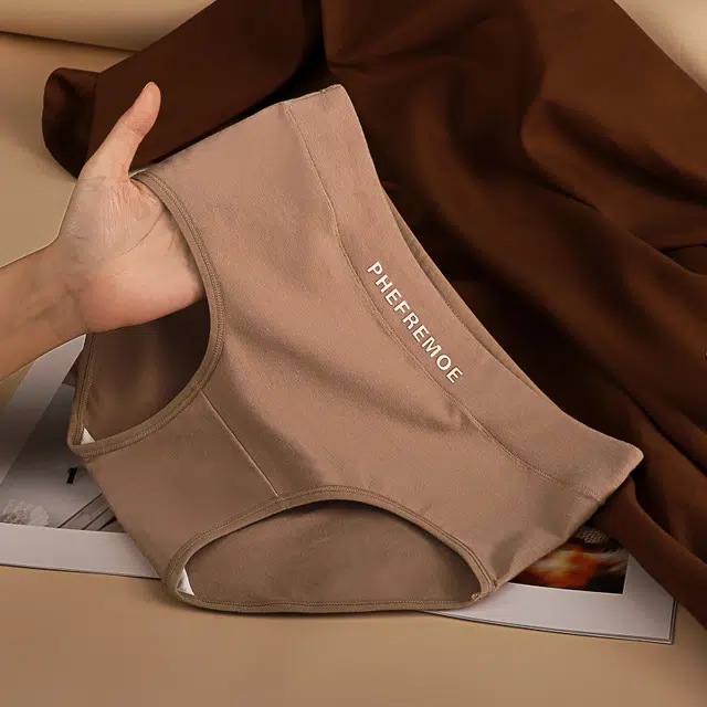 俞兆林 无痕纯色舒适透气抑菌裆内裤 女款 组合装