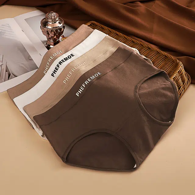 俞兆林 无痕纯色舒适透气抑菌裆内裤 女款 组合装