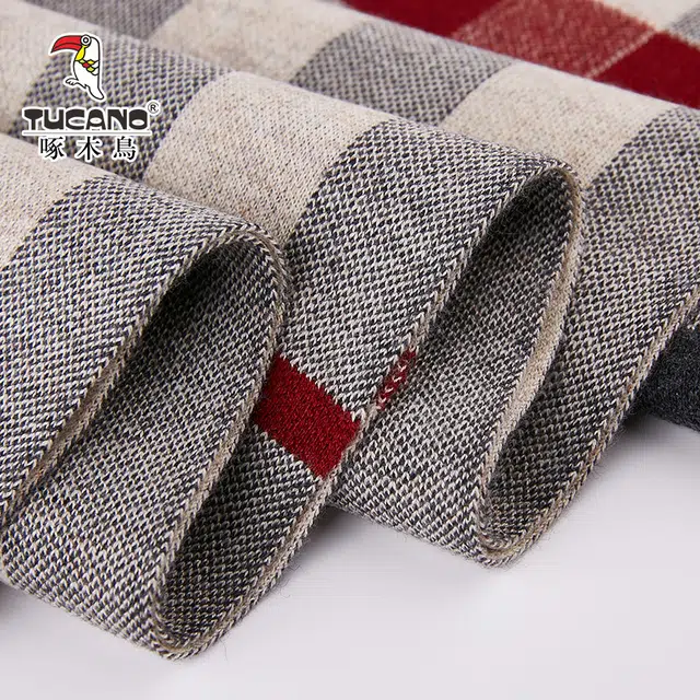 啄木鸟 锁温保暖脖护颈加厚高档礼盒 绒线围巾 男款