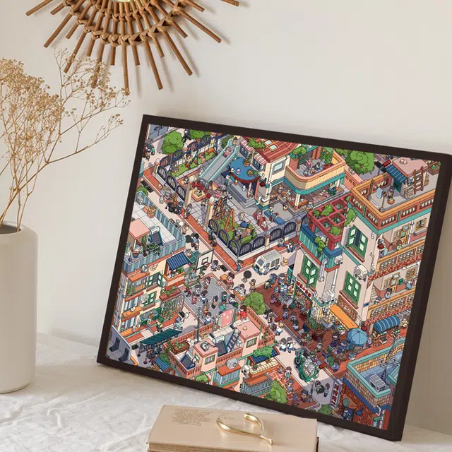 BOTOP lovely town 1000pcs