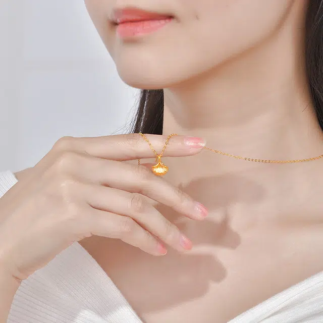 久爱 国潮时尚 足金 定价金 黄金吊坠 女款