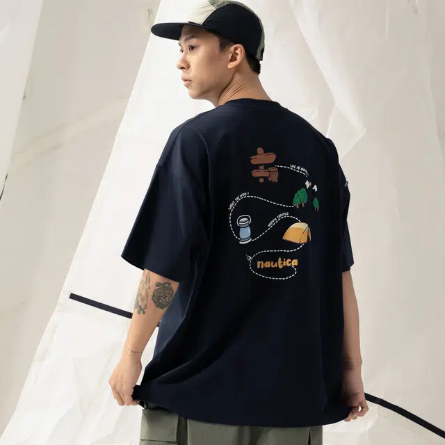 nautica white sail SS24 T