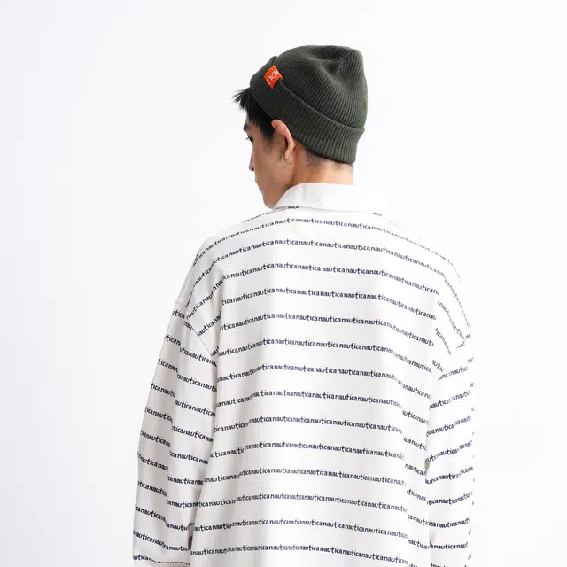 nautica white sail logo T