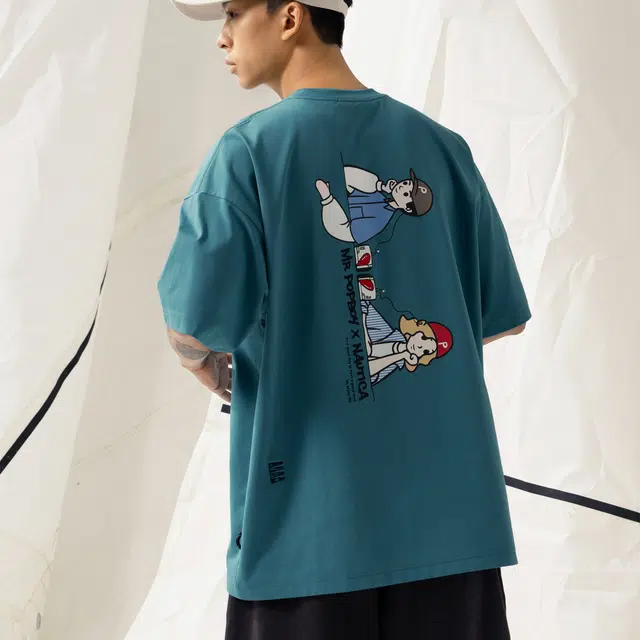 nautica white sail x POPBOY SS24 T