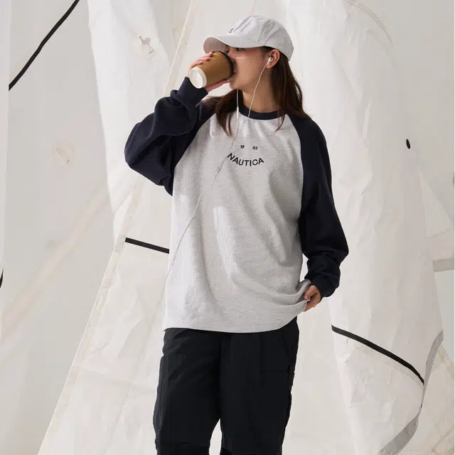 nautica white sail LOGOT