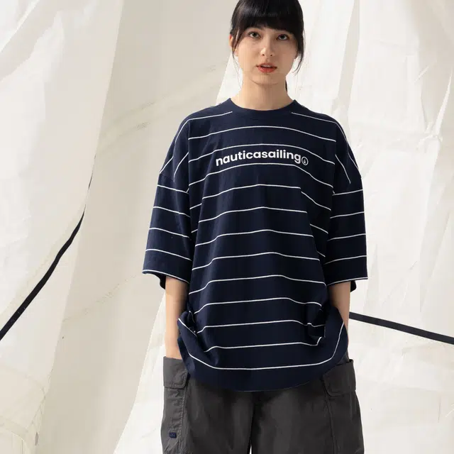 nautica white sail SS24 T