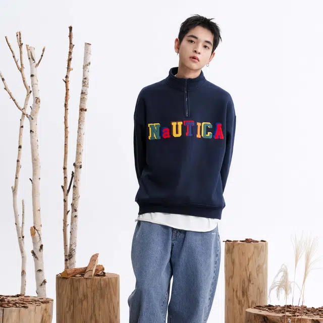 nautica white sail logo