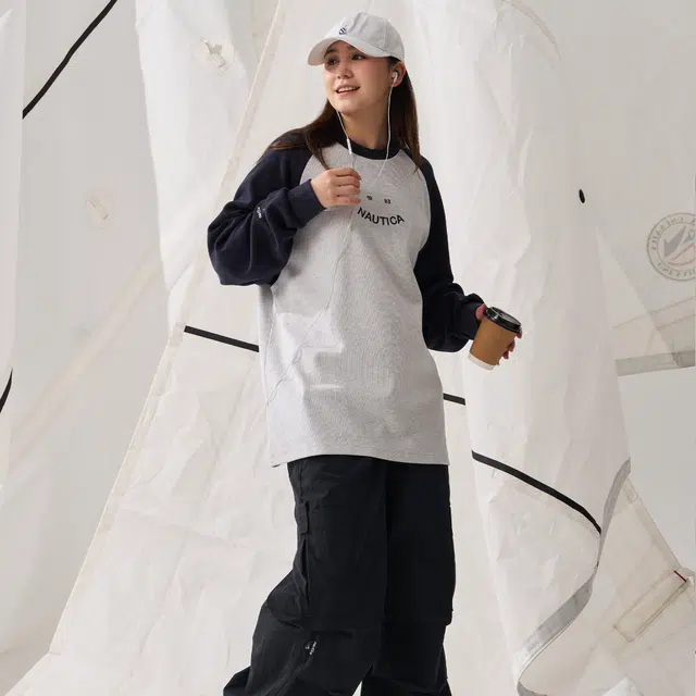 nautica white sail LOGOT