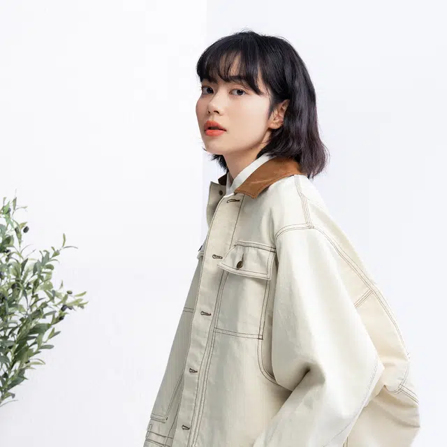 Nautica White Sail Denim Jacket