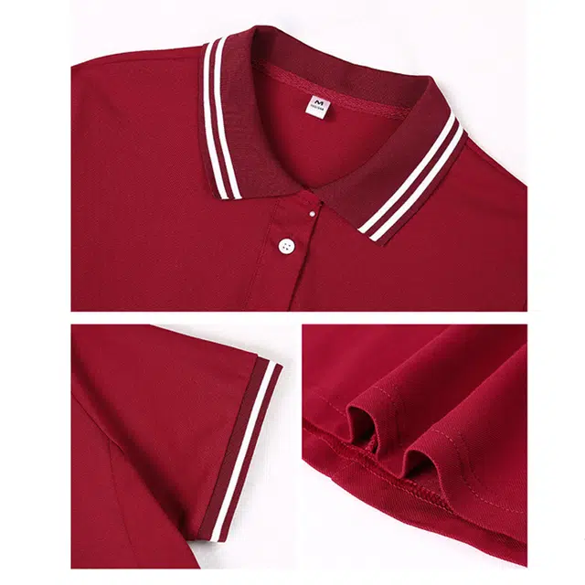 木清清 学院风舒适亲肤户外休闲中长款简约宽松翻领短袖连衣裙 女款