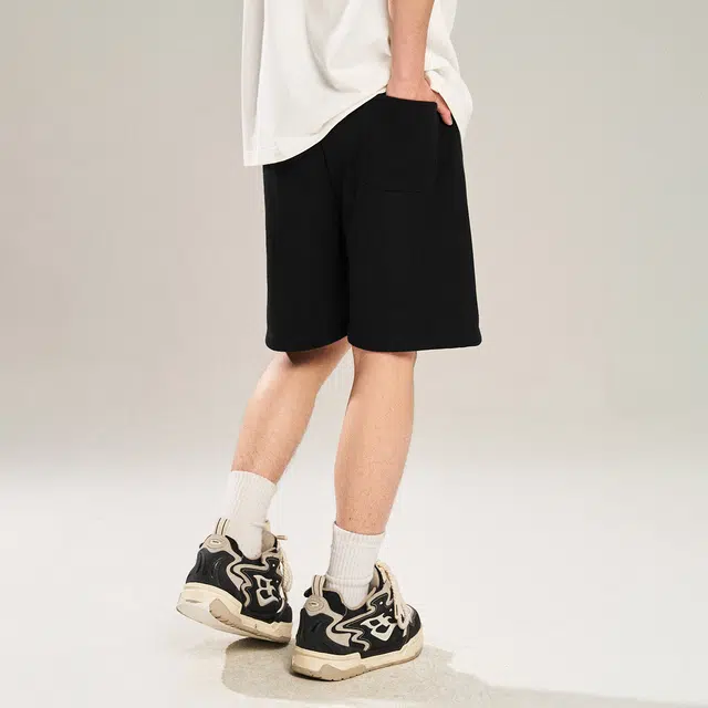 卡皮巴拉小黄豚 美式复古趣味腊肠狗字母刺绣重磅百搭潮流宽松五分裤篮球运动休闲短裤 男女同款