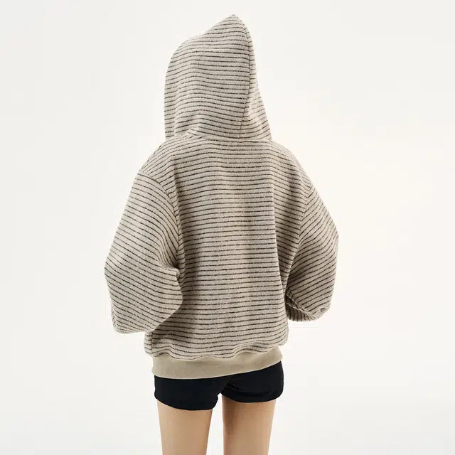 卡皮巴拉小黄豚 绒面条纹三角标五金手工缝线连帽拉链外套无性别主义穿搭美式潮牌复古慵懒风开上日常长袖开衫卫衣 男女同款