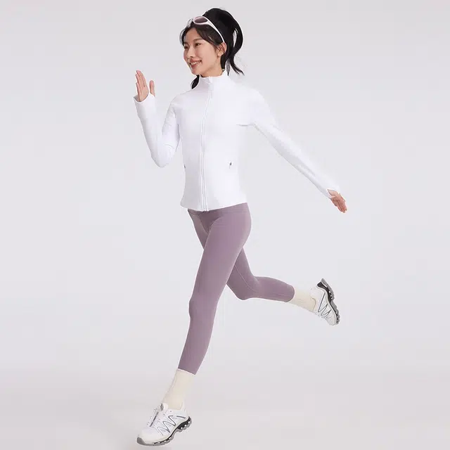 美特斯邦威 立领舒适纯色百搭休闲长袖卫衣 女款