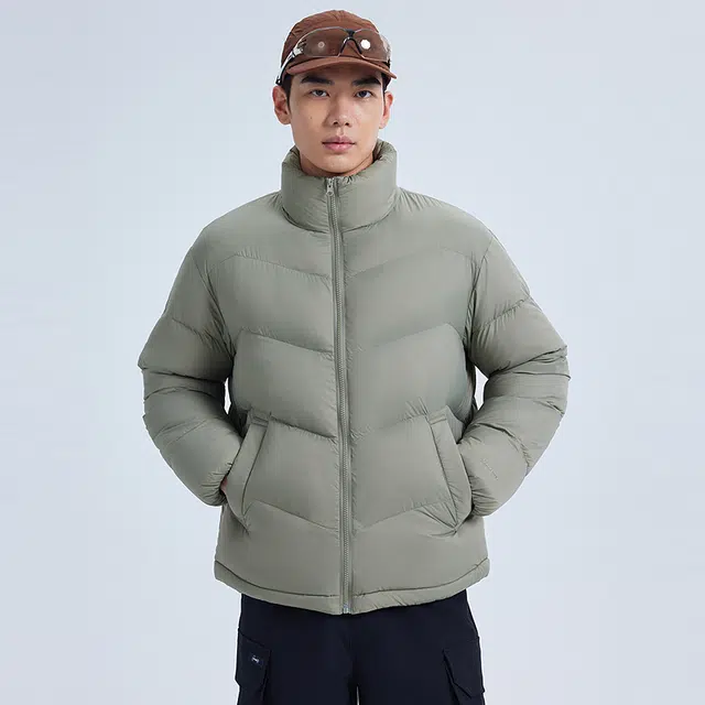美特斯邦威 立领百搭合体舒适保暖羽绒服 男女同款