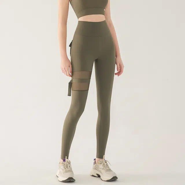 岚纹 紧身训练翘臀弹力修身运动长裤 女款