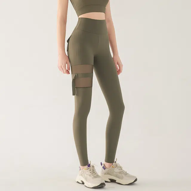 岚纹 紧身训练翘臀弹力修身运动长裤 女款