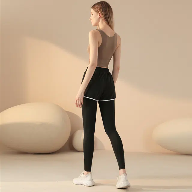 岚纹 防震纯色舒适柔软中高度支撑运动内衣 女款