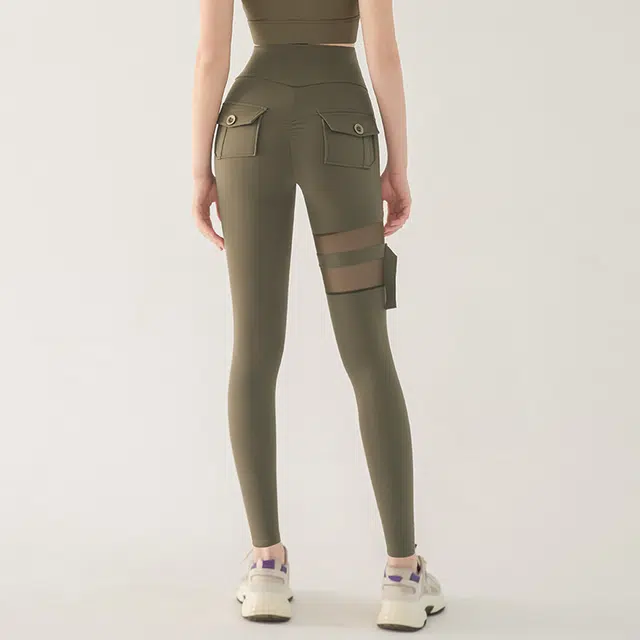 岚纹 紧身训练翘臀弹力修身运动长裤 女款