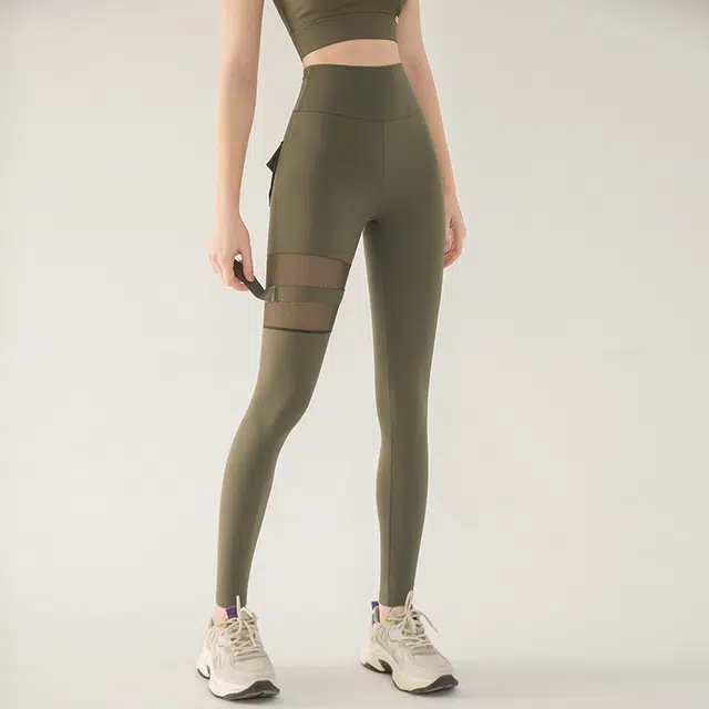 岚纹 紧身训练翘臀弹力修身运动长裤 女款