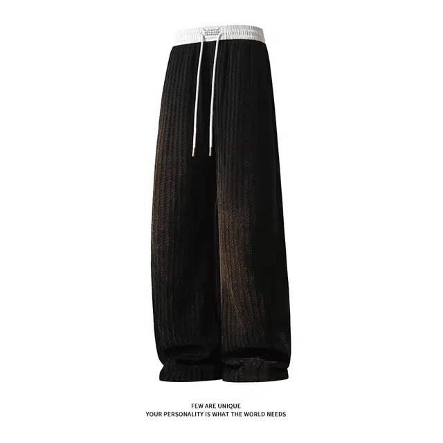 素杭 潮流宽松披肩连帽卫衣外套搭配个子松紧腰直筒阔腿长裤休闲运动套装 男女同款