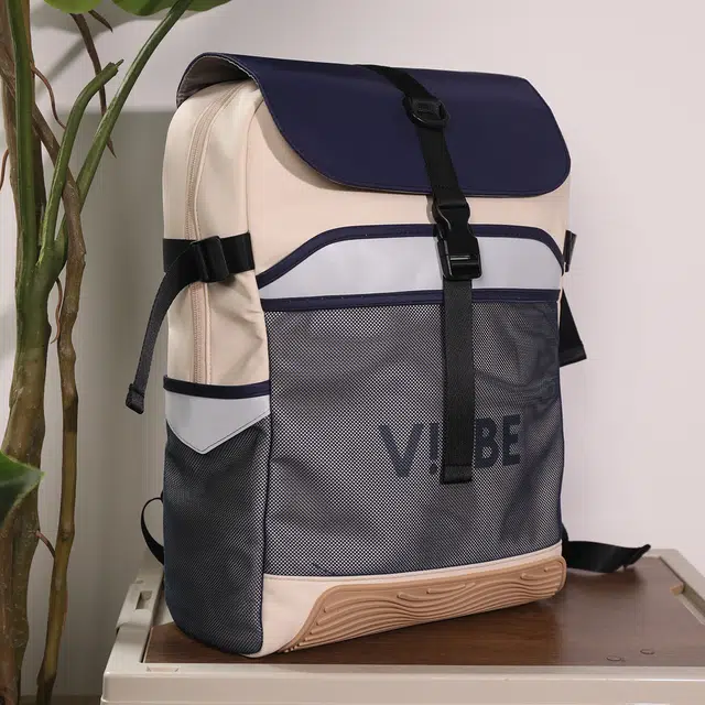 玩物 高级感拼色大容量短途旅行 尼龙 双肩包 常规 男女同款情侣款 多色