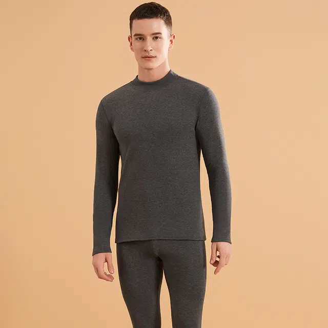 英莱仕 舒适通用贴身时尚轻便防寒抗菌保暖套装 男款