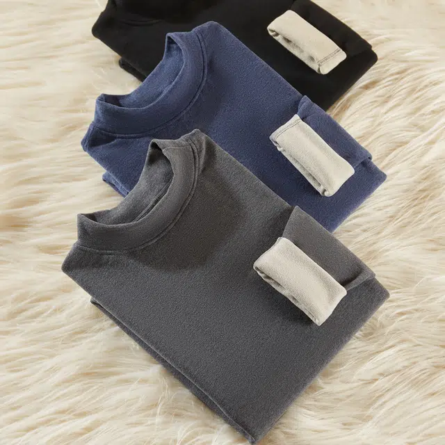 英莱仕 舒适通用贴身时尚轻便防寒抗菌保暖套装 男款