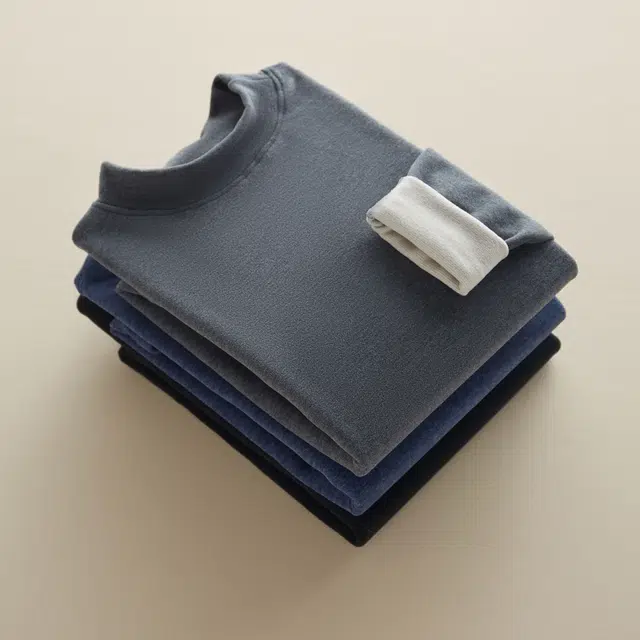 英莱仕 舒适通用贴身时尚轻便防寒抗菌保暖套装 男款