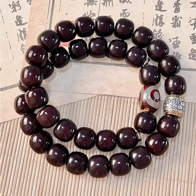 翠仕 国风潮流 天珠转运珠 福气满满时来运转平步青云 #好运 糖心老料 菩提子/菩提籽 手串 男女同款情侣款