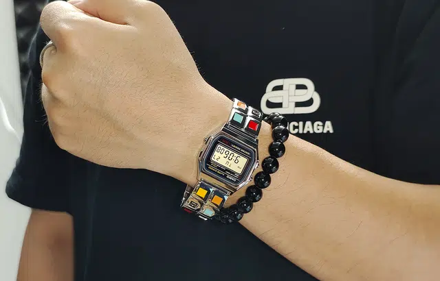 Casio A158WA-1 ChromaGrid