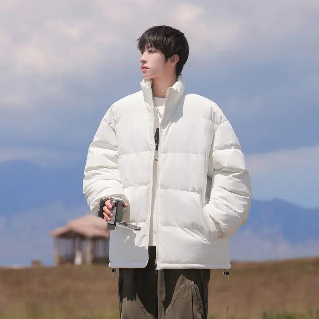 马员外 棉衣潮流保暖外套轻薄棉袄短款面包服冬季棉服 男款