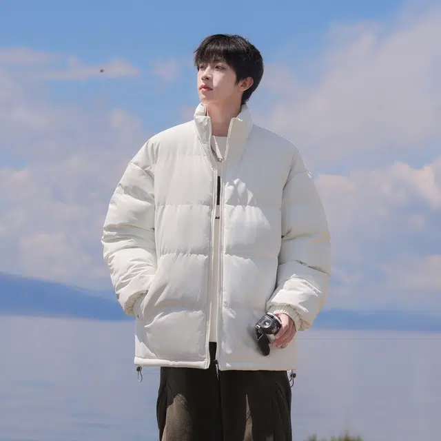 马员外 棉衣潮流保暖外套轻薄棉袄短款面包服冬季棉服 男款