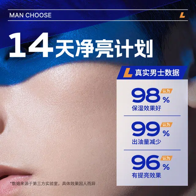 透真 心动旋律男士控油 护肤套装礼盒 保湿提亮肤色深层清洁清爽补水 洁面水乳素颜面霜