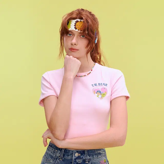 Teenie Weenie smiley T